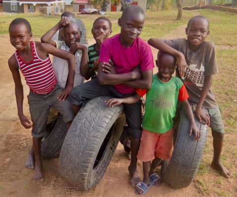 Fun in the Ugandan Sun by Jill Stafiej