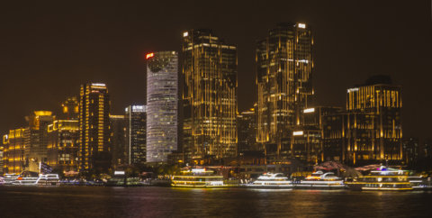 Shanghai Night View by Ross Harland