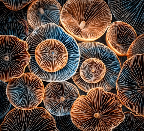 Mushroom Caps by Marianna Armata