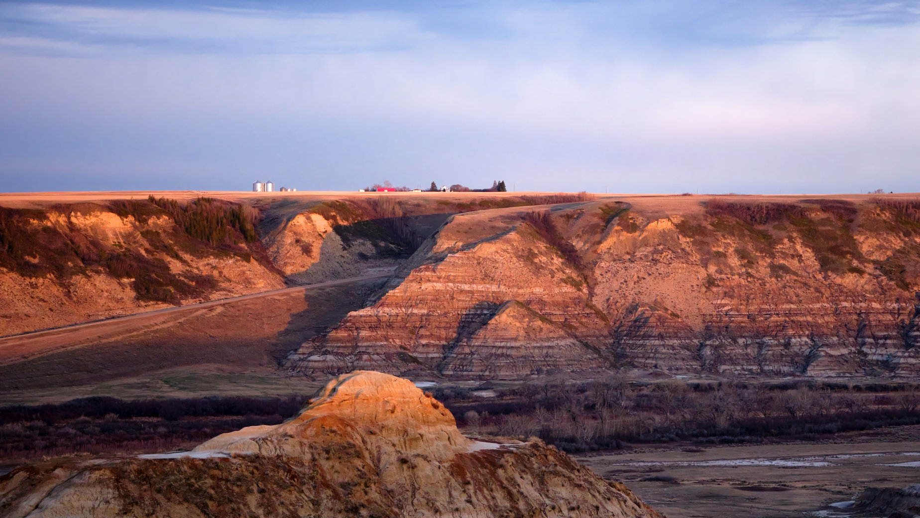 Badlands at Sunrise by Pierre Laviolette