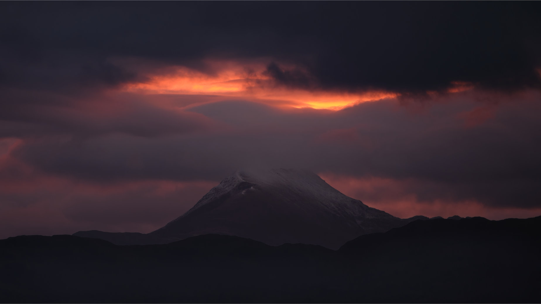 Sunrise Over Beinn Sgritheall by Pierre Laviolette