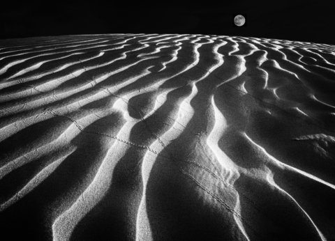 Night over Saskatchewan Dunes by Marianna Armata