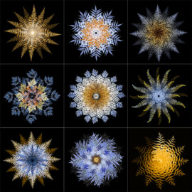 Fern leaf Snowflakes