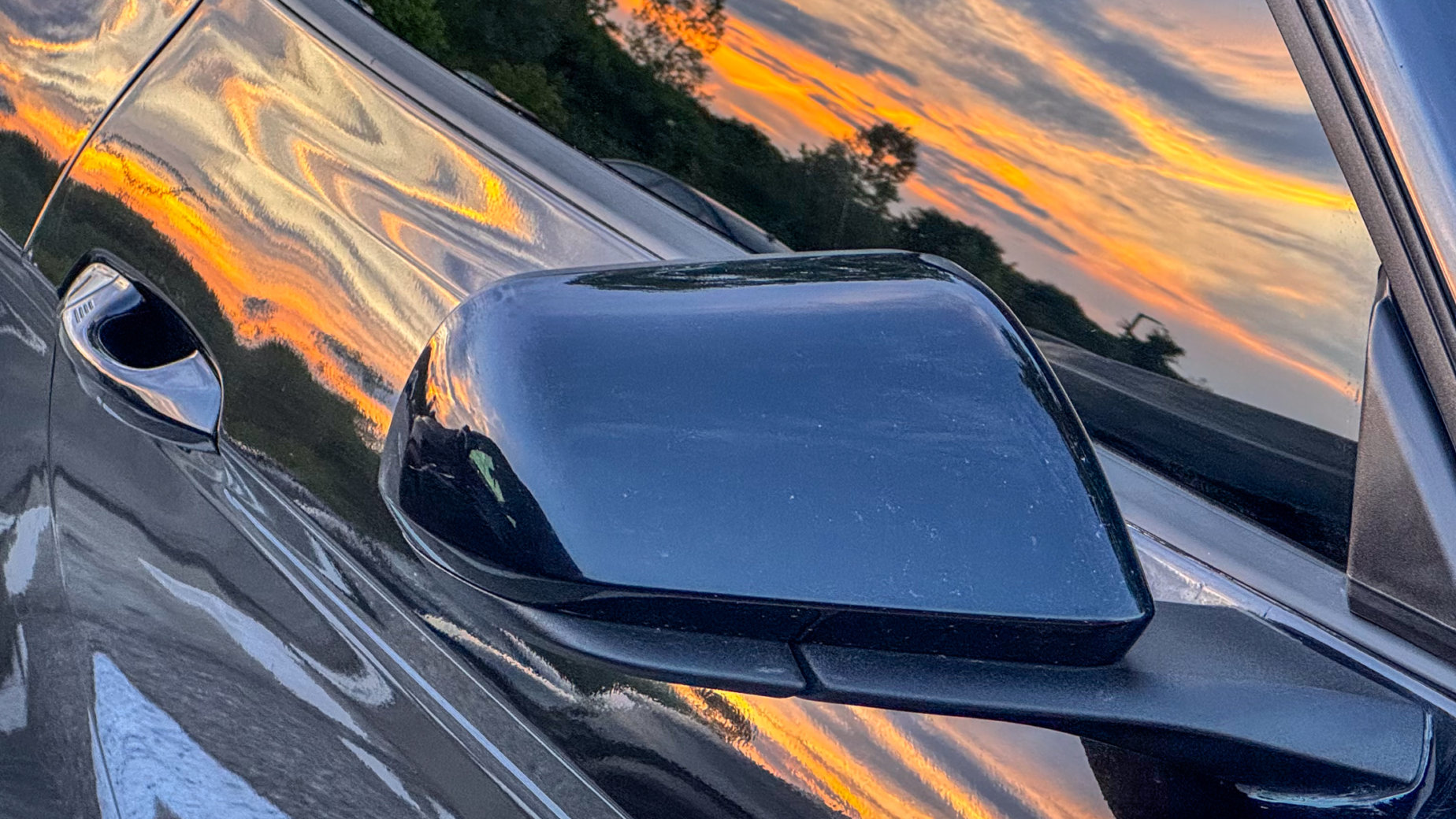 Parking Lot Sunset by Patricia Morris