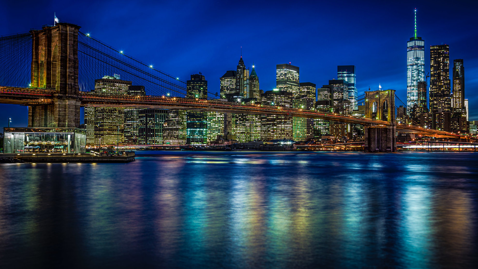 Brooklyn Bridge by Guy P Larin